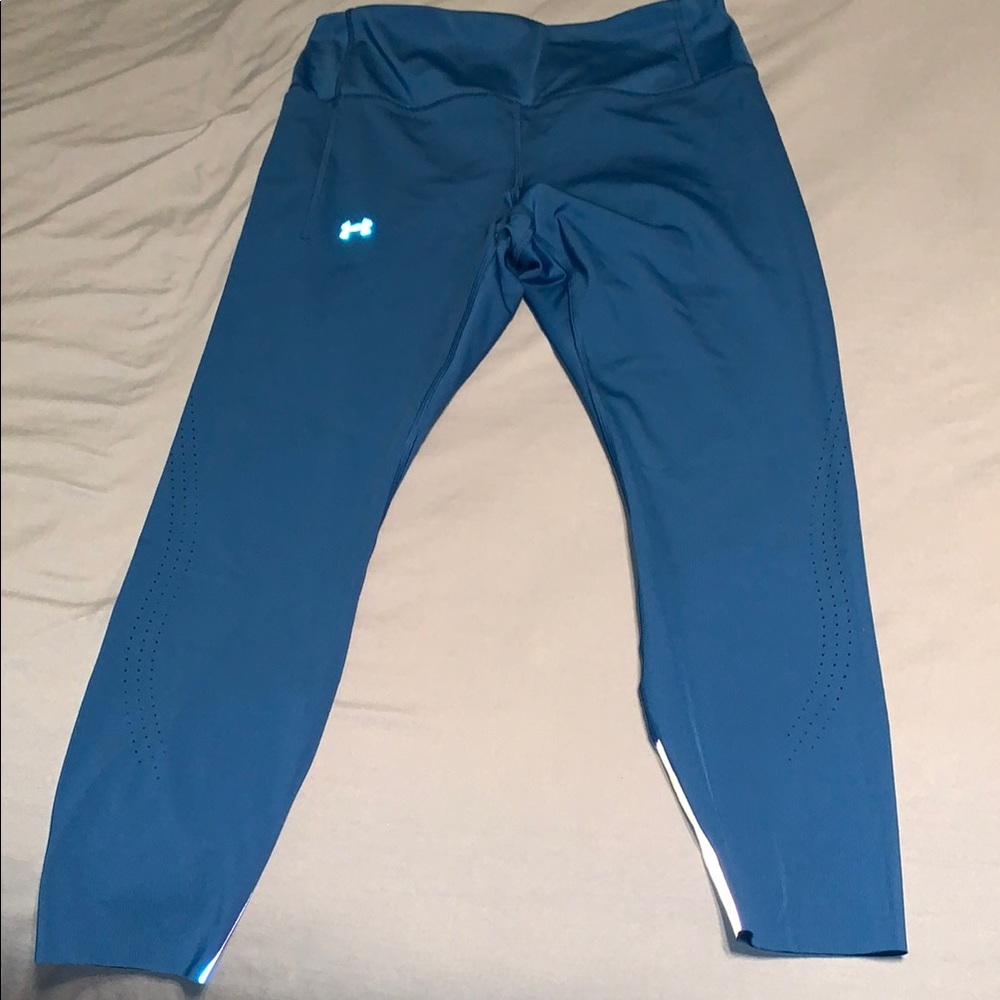 Under Armour Blue Leggings Athletic Fit